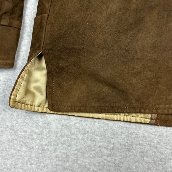 Vtg Sears The Leather Shop Supple Suede Jacket Zip-Out Vest Liner 751-2655 - Picture 9 of 16